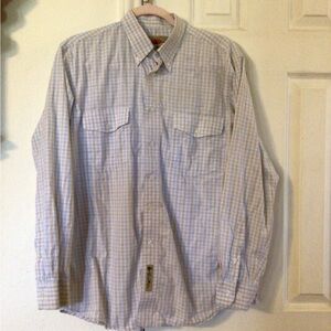 Larry Mahan Cowboy Collection men’s long sleeved button down shirt, size M.
